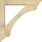 Ekena Millwork Legacy Traditional Rough Sawn Bracket w/ Offset Brace, Douglas Fir, 6"W x 36"D x 36"H BKT0604X36X36LEC01RDF - alternate 3